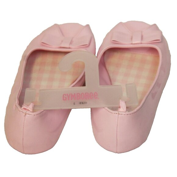 2008 Gymboree Ice Cream Social Easter Pink Patent Leather PU Dress Bow Spring - Picture 5 of 7